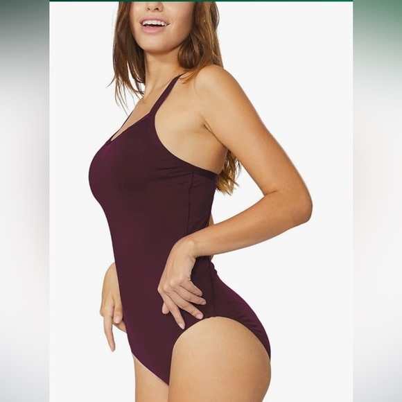 NWT BALEAF Women's Athletic Training Adjustable Strap One Piece Swimsuit size 34 - Picture 4 of 8